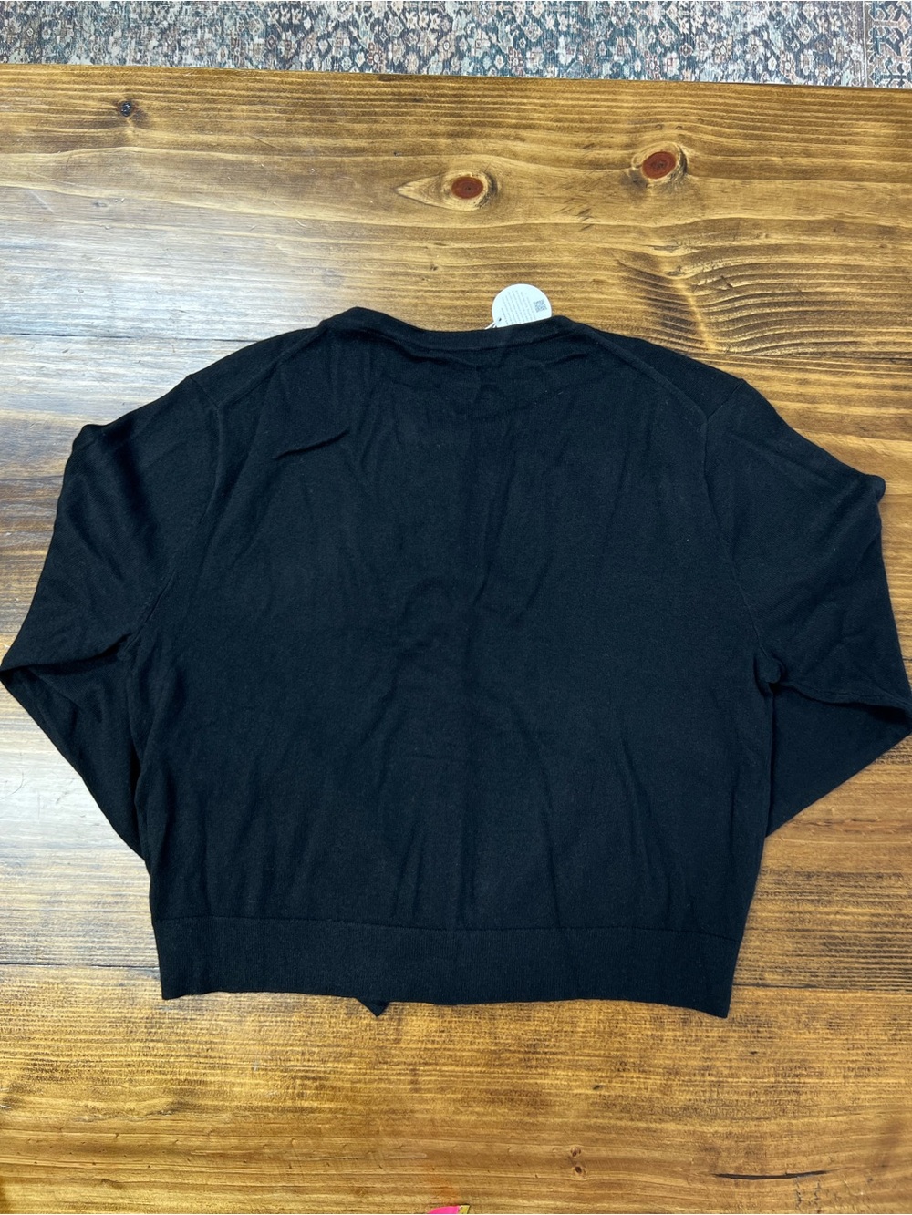 J. Crew Featherweight cashmere cardigan in Black Size Medium - Picture 10 of 10